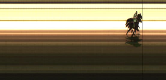 Målfoto for løp 2 på bane JA den 19.01.2018