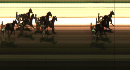 Målfoto for løp 3 på bane JA den 19.01.2018