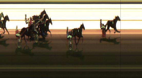 Målfoto for løp 6 på bane JA den 19.01.2018