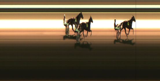 Målfoto for løp 1 på bane JA den 02.02.2018