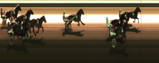 Målfoto for løp 5 på bane JA den 02.02.2018