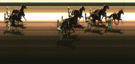 Målfoto for løp 6 på bane JA den 02.02.2018