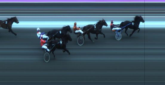 Målfoto for løp 6 på bane JA den 17.02.2018