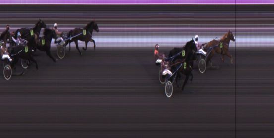 Målfoto for løp 9 på bane JA den 17.02.2018