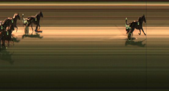 Målfoto for løp 5 på bane JA den 02.03.2018