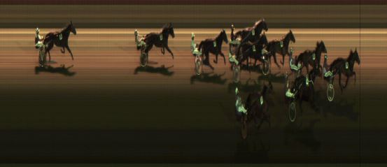 Målfoto for løp 5 på bane JA den 16.03.2018