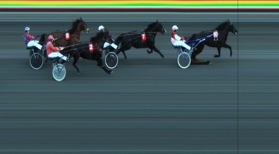 Målfoto for løp 3 på bane JA den 04.05.2018