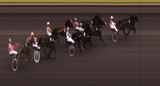 Målfoto for løp 6 på bane JA den 04.05.2018