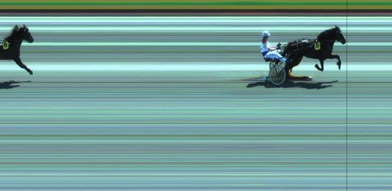 Målfoto for løp 1 på bane JA den 19.05.2018