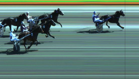 Målfoto for løp 6 på bane JA den 19.05.2018