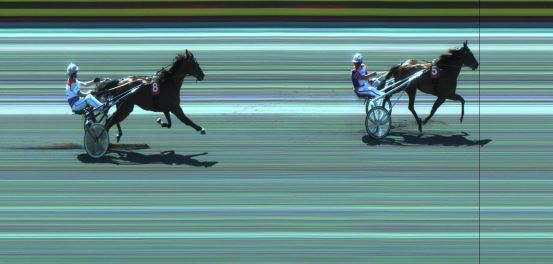 Målfoto for løp 3 på bane JA den 24.05.2018