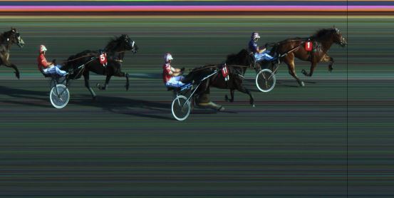 Målfoto for løp 3 på bane JA den 13.06.2018