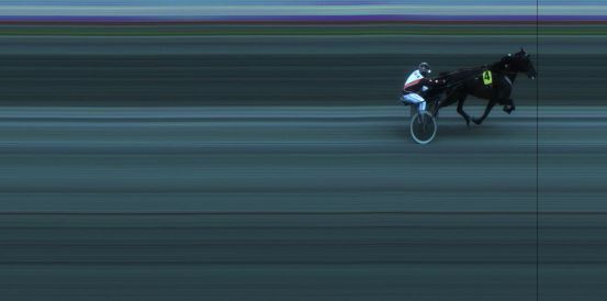 Målfoto for løp 1 på bane JA den 18.06.2018