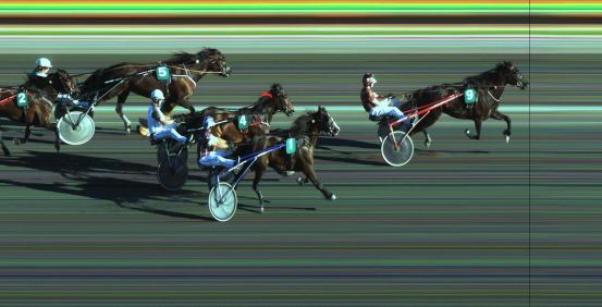 Målfoto for løp 4 på bane JA den 25.06.2018