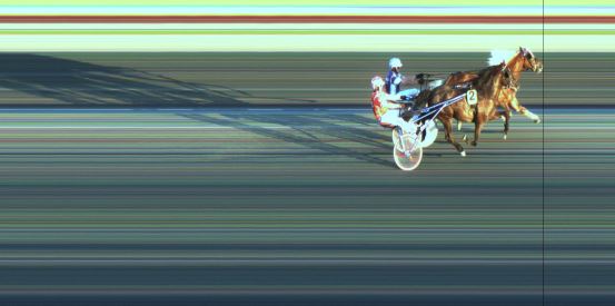 Målfoto for løp 9 på bane JA den 25.06.2018