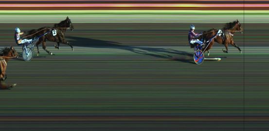 Målfoto for løp 5 på bane JA den 05.07.2018