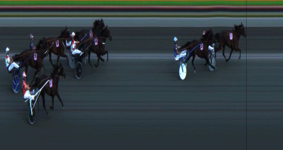 Målfoto for løp 10 på bane JA den 06.07.2018