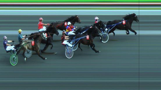 Målfoto for løp 3 på bane JA den 06.07.2018