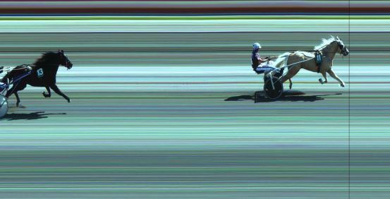 Målfoto for løp 4 på bane JA den 07.07.2018