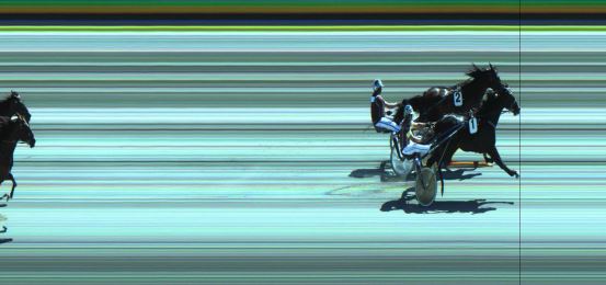 Målfoto for løp 5 på bane JA den 08.07.2018