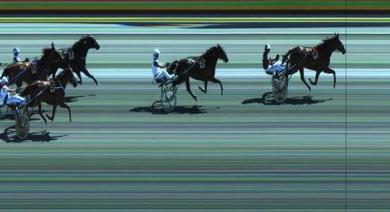 Målfoto for løp 7 på bane JA den 08.07.2018