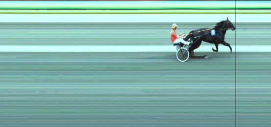 Målfoto for løp 2 på bane JA den 09.07.2018