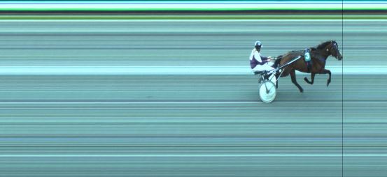 Målfoto for løp 4 på bane JA den 09.07.2018