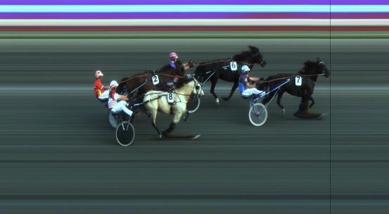 Målfoto for løp 5 på bane JA den 03.08.2018