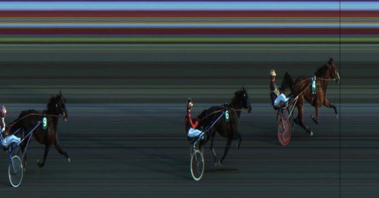 Målfoto for løp 4 på bane JA den 13.08.2018