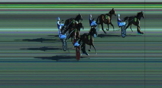 Målfoto for løp 1 på bane JA den 02.09.2018