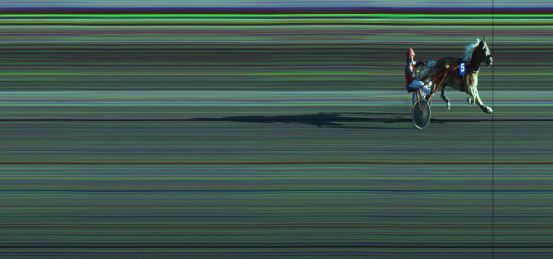 Målfoto for løp 2 på bane JA den 02.09.2018