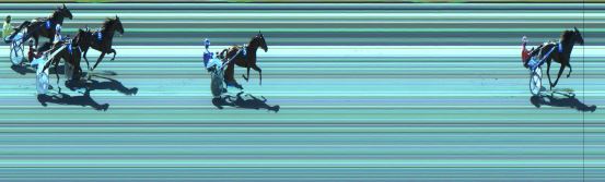 Målfoto for løp 2 på bane JA den 10.09.2018