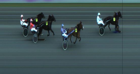 Målfoto for løp 1 på bane JA den 14.09.2018