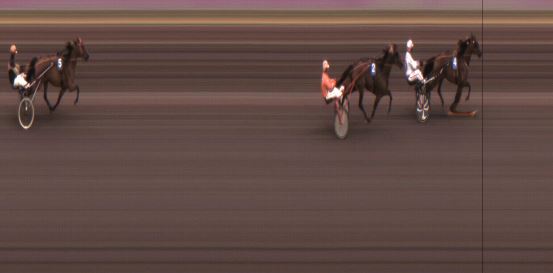 Målfoto for løp 2 på bane JA den 14.09.2018