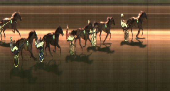 Målfoto for løp 4 på bane JA den 14.09.2018