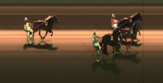 Målfoto for løp 7 på bane JA den 14.09.2018