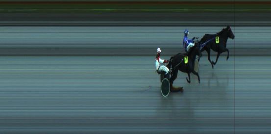 Målfoto for løp 1 på bane JA den 21.09.2018