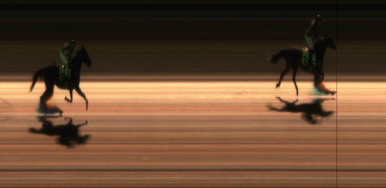 Målfoto for løp 3 på bane JA den 21.09.2018