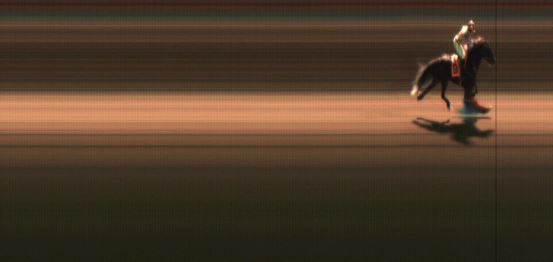 Målfoto for løp 3 på bane JA den 28.09.2018