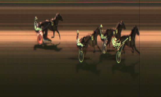 Målfoto for løp 7 på bane JA den 28.09.2018