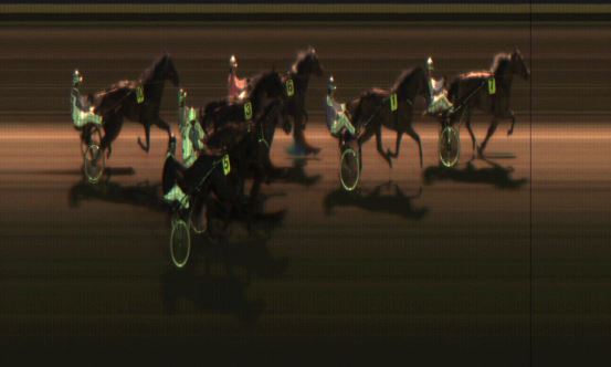 Målfoto for løp 1 på bane JA den 12.10.2018