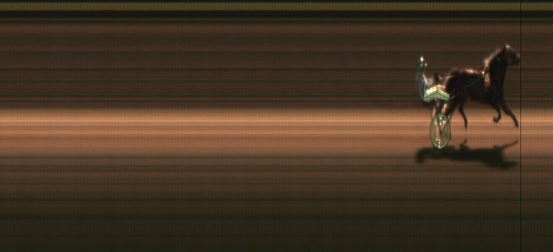 Målfoto for løp 3 på bane JA den 12.10.2018