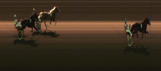 Målfoto for løp 4 på bane JA den 12.10.2018