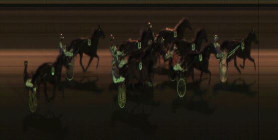 Målfoto for løp 5 på bane JA den 12.10.2018