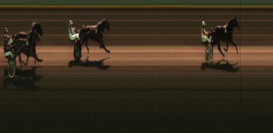 Målfoto for løp 6 på bane JA den 26.10.2018