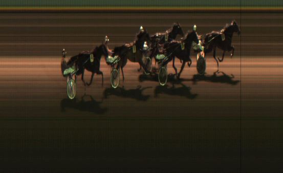 Målfoto for løp 7 på bane JA den 26.10.2018