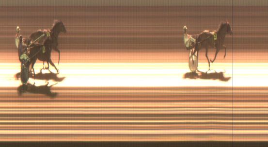 Målfoto for løp 1 på bane JA den 02.11.2018