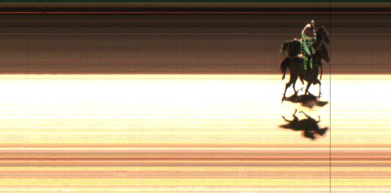 Målfoto for løp 1 på bane JA den 10.11.2018