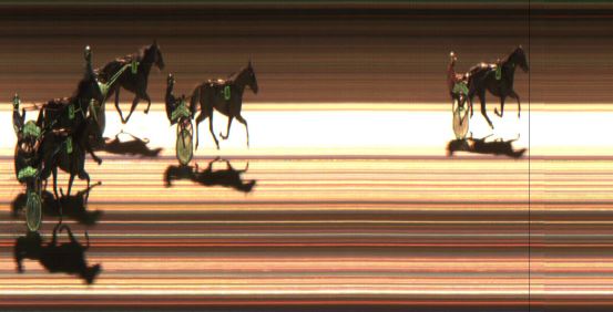 Målfoto for løp 9 på bane JA den 10.11.2018