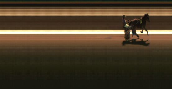 Målfoto for løp 1 på bane JA den 25.11.2018